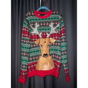 Ugly Christmas Sweater Xmas Size Large